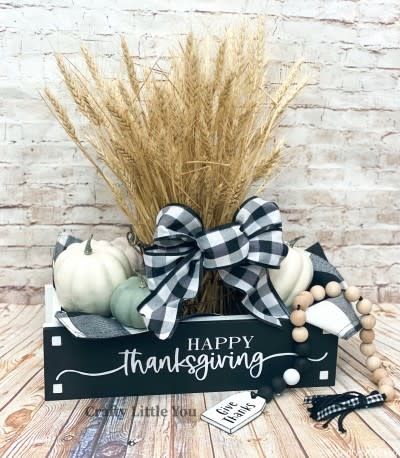 Crate Happy Thanksgiving Sign