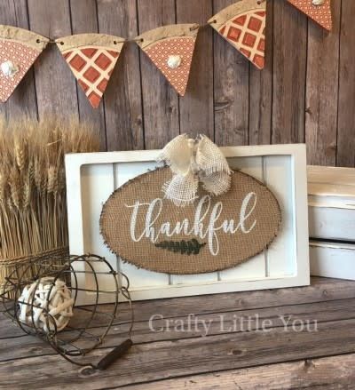 Oval Hanger Thankful