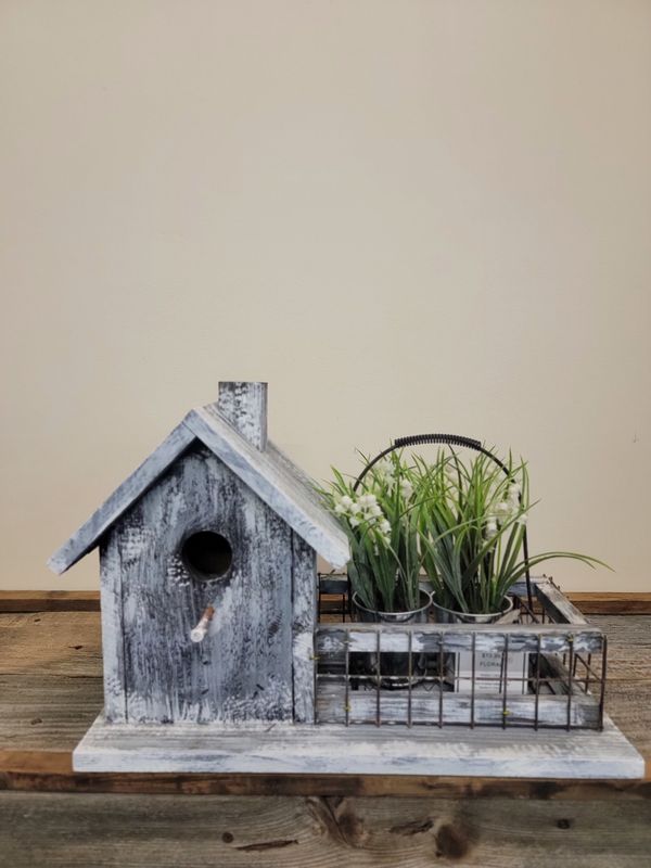Bird House White