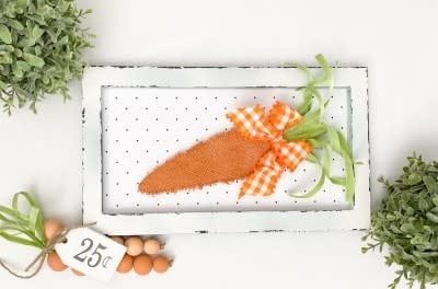 Carrot Framed Sign