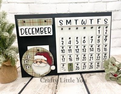 Calendar Change-Out-Santa