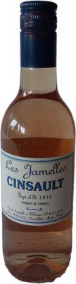 25cl &quot;Les Jamelles&quot; Cinsault Rosé - 2016
