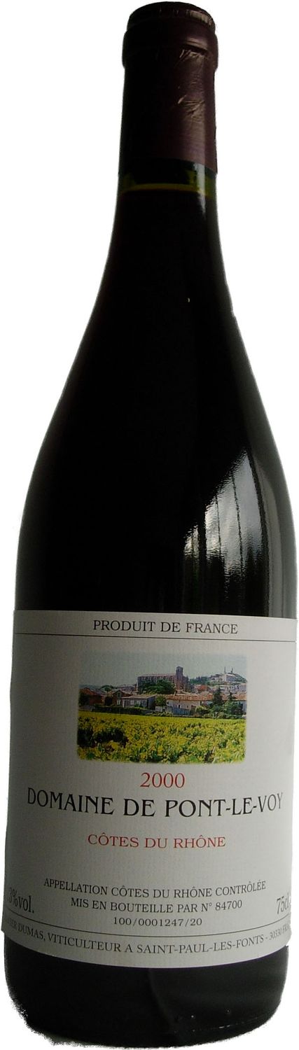 Côtes du Rhône - Dom. de Pont-le-Voy - 2000