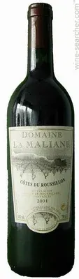 Côtes du Rousillon - Dom. La Maliane - 2001