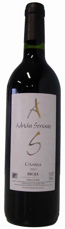 Rioja &quot;Adrian Serrano&quot; Crianza - 2000