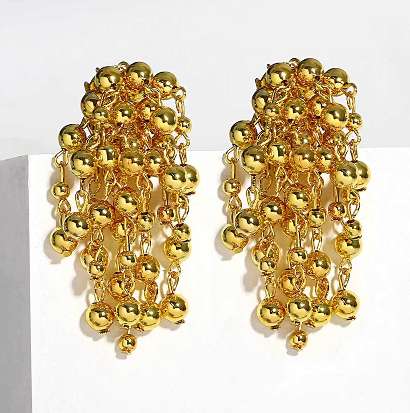 Belair Beaded Tassel Earrings