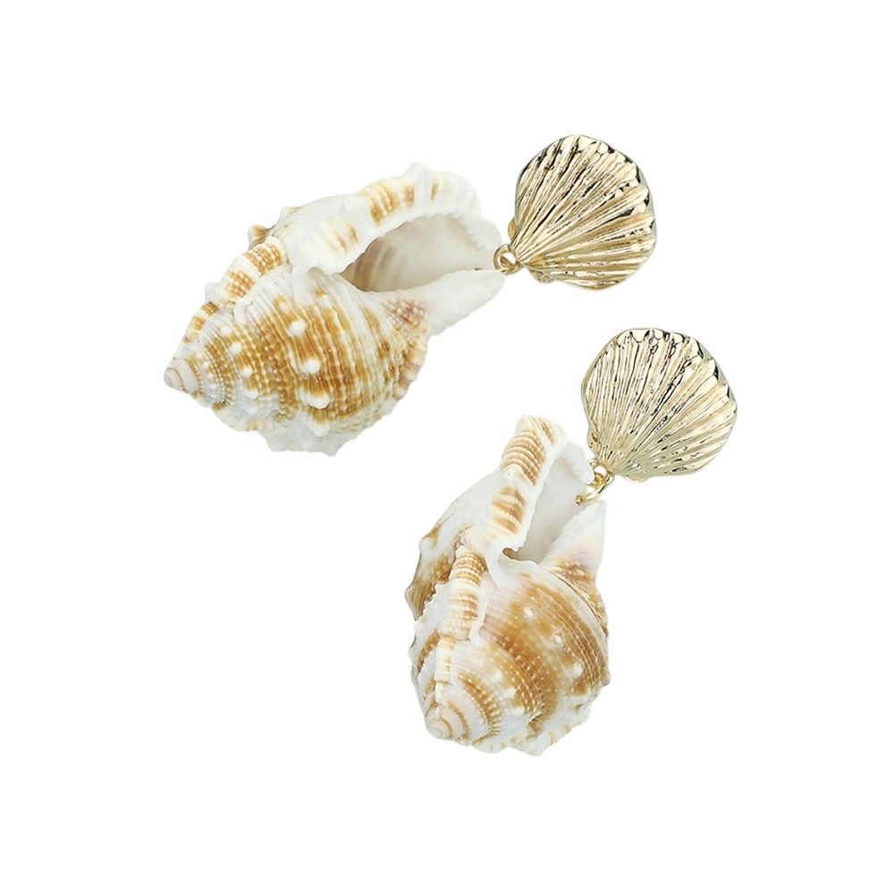 Puka Shell Dangle Earrings