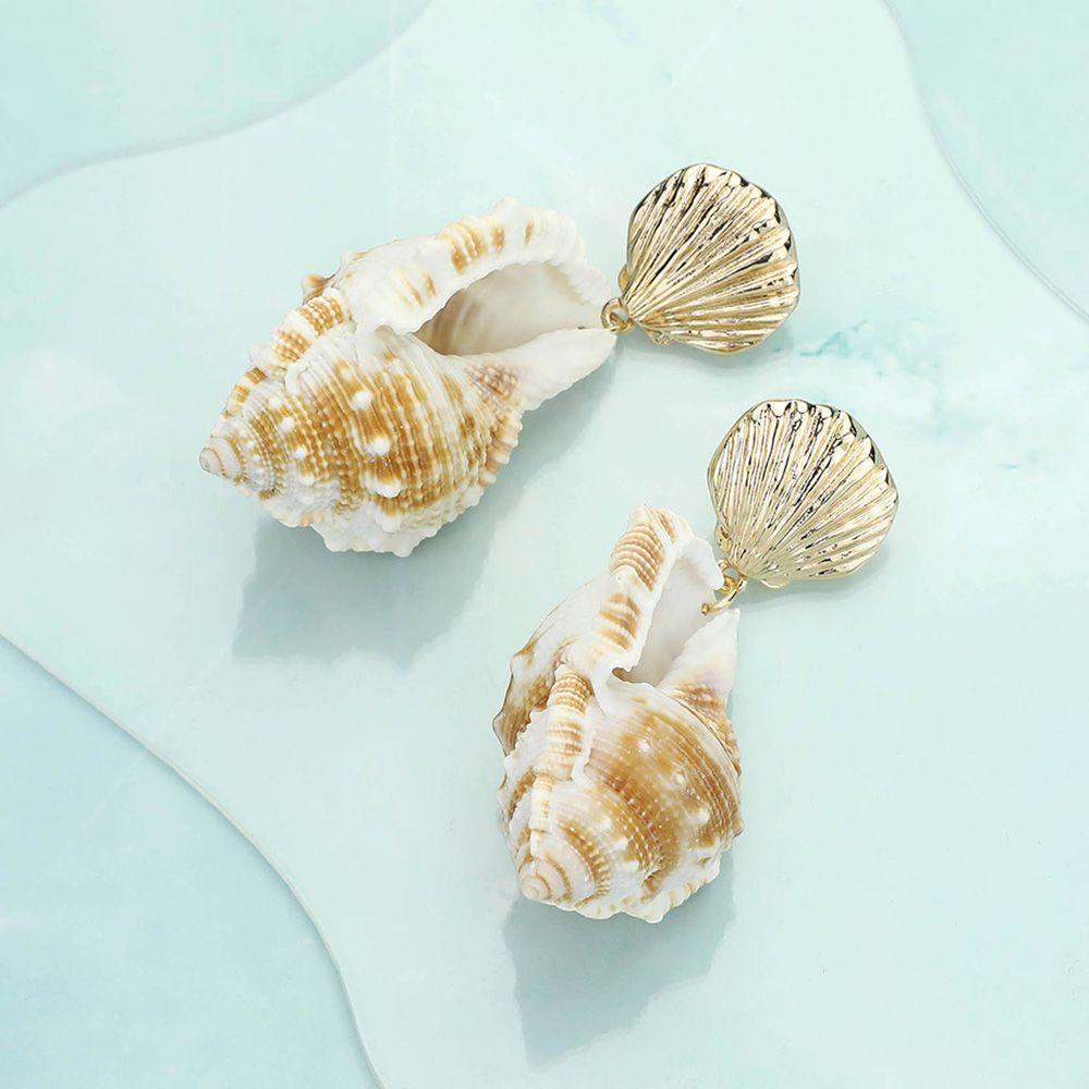 Puka Shell Dangle Earrings