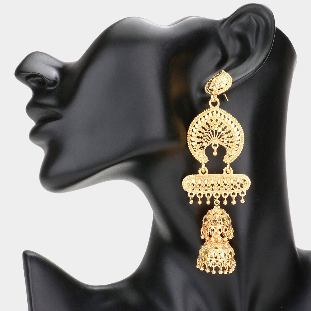 Jhumka Statement Dangle Earrings