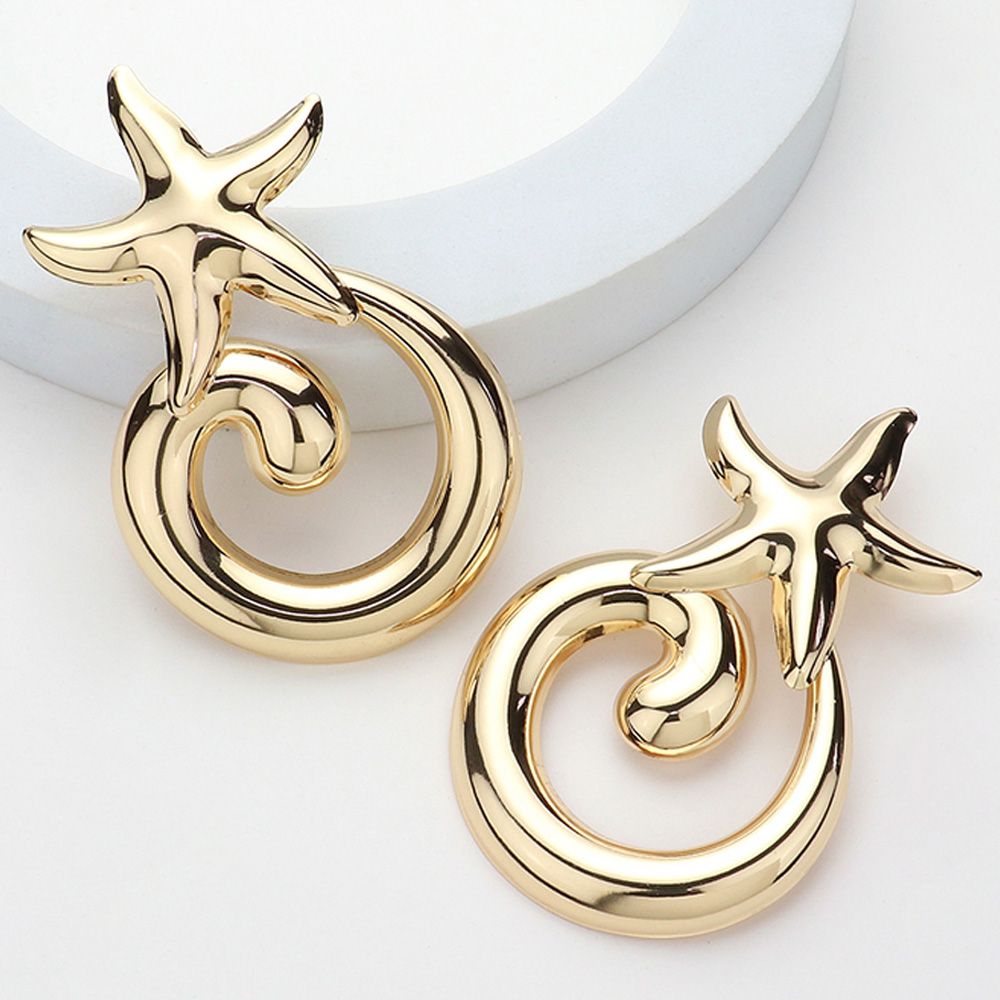 Starfish Swirl Earrings