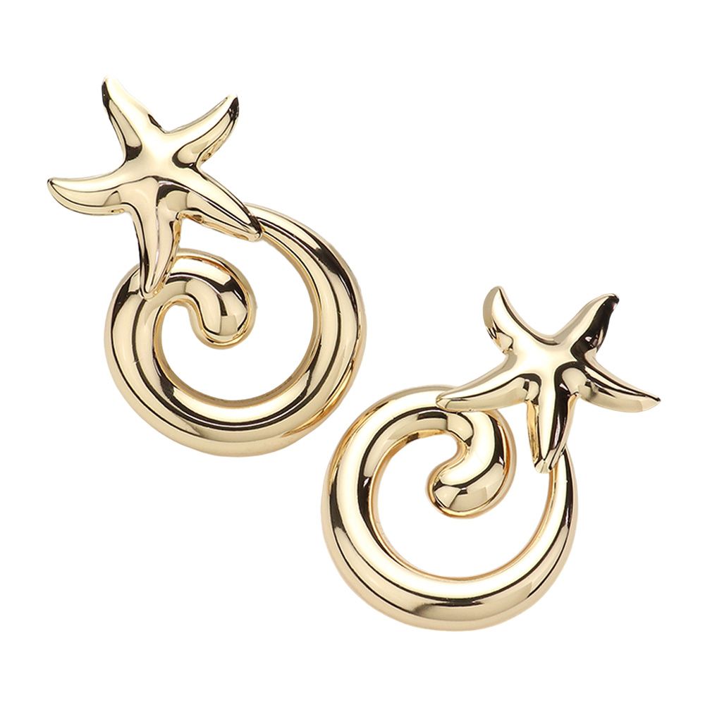 Starfish Swirl Earrings