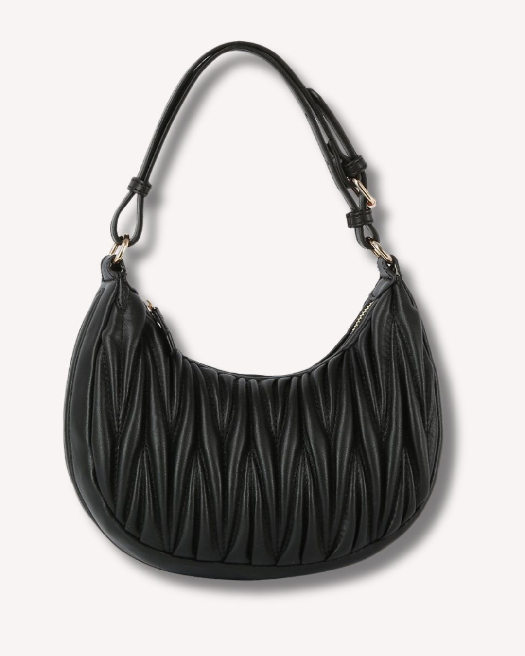 Onyx Quilted Shoulder Bag