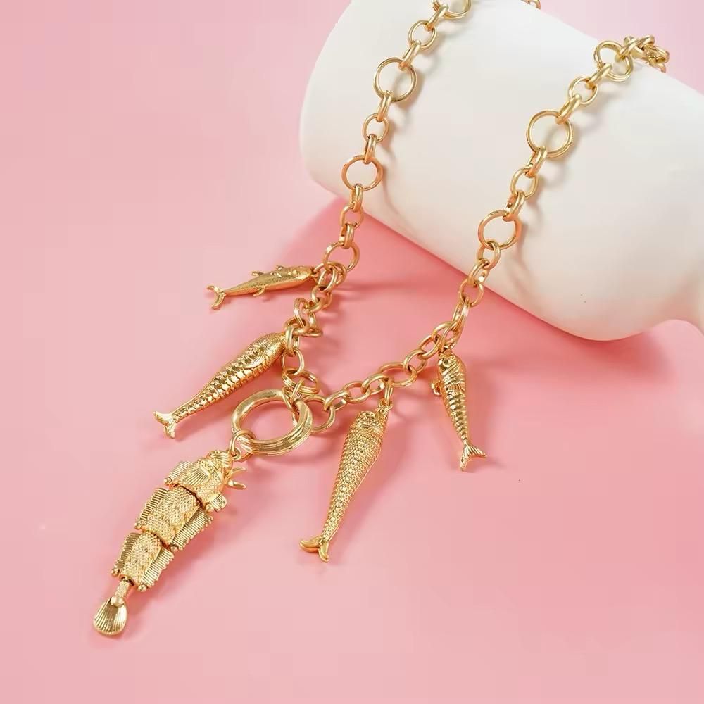 Fish Charm Necklace