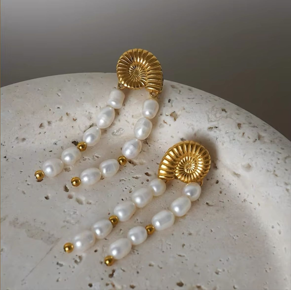 Tidepool Pearl Drop Earrings