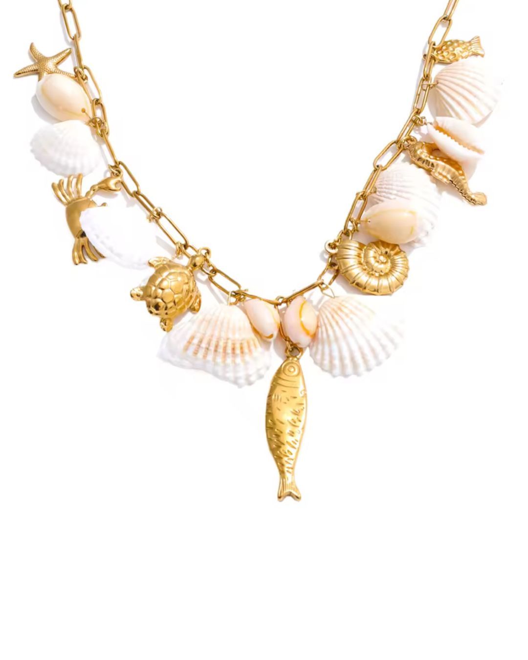 Nautiluxe Charm Necklace