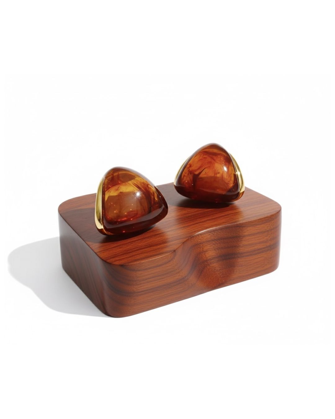 Toffee Prism Studs