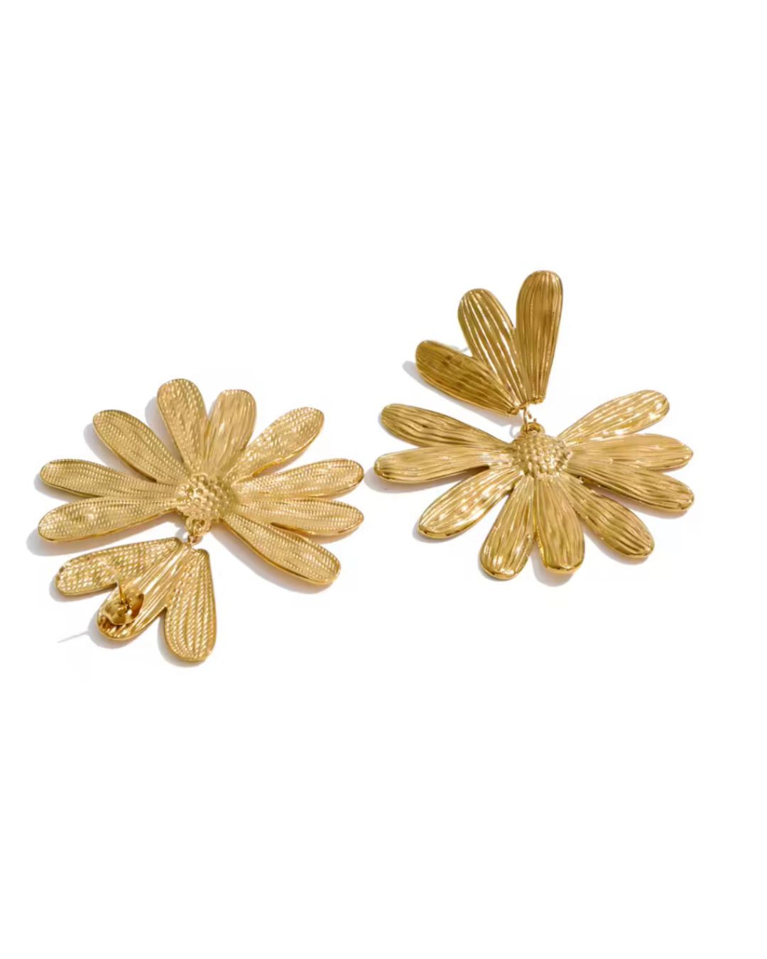 Dahlia Flower Earrings