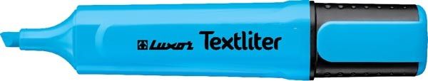 Luxor Textliter Highlighters - Blue