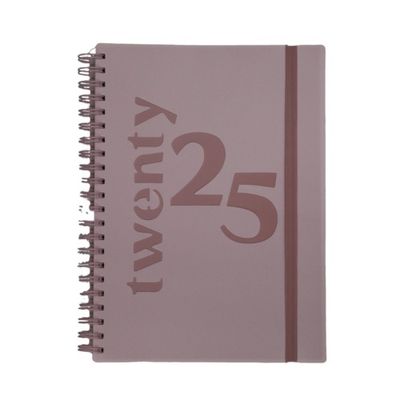 Donau A5 Wiro Pastel Diary - 2025 - Blush