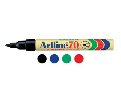 Artline - Bullet Point Permanent Marker - EK70 - 1.5mm Tip
