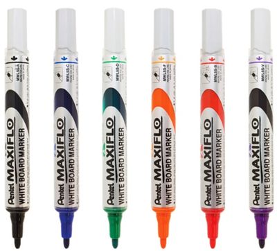 Pentel Maxiflo Whiteboard Marker - Bullet Point