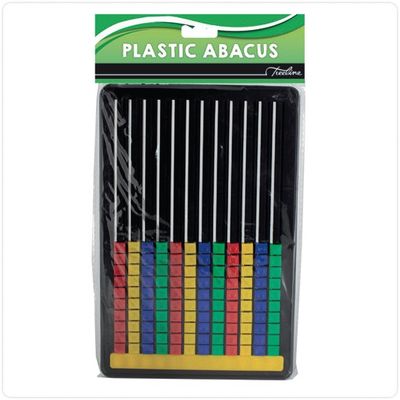 Treeline Plastic Abacus - 120 Beads - 15cm x 14cm