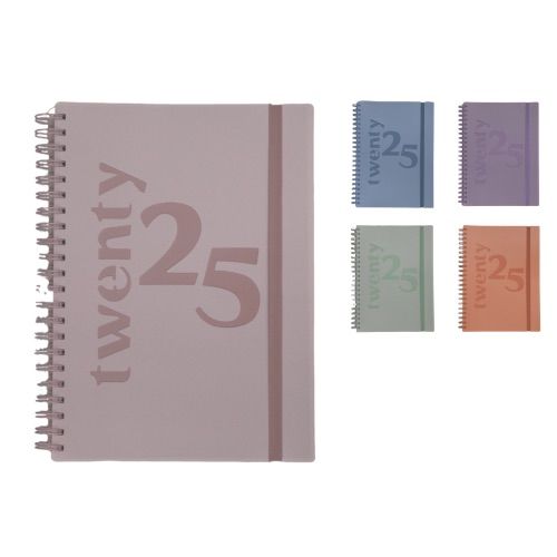 Donau A4 Wiro Pastel Diaries - 2025