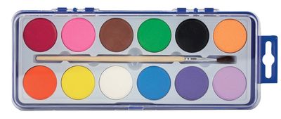 Treeline Water Colour Paint Set - 12 Colours