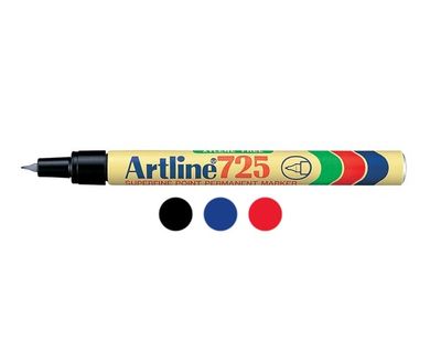 Artline - Extra Fine Permanent Marker - EK725 - 0.4mm Tip
