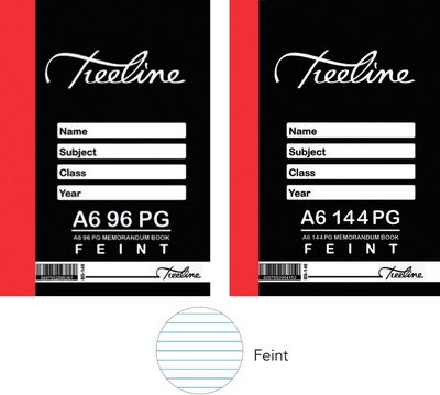 Treeline A6 Memorandum Books