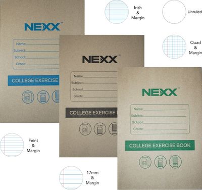 Nexx A4 Soft Cover Exercise Books