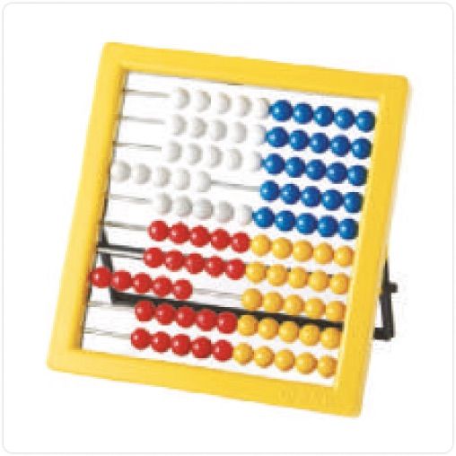 Ark Plastic Abacus - 100 Beads - 15cm x 14cm