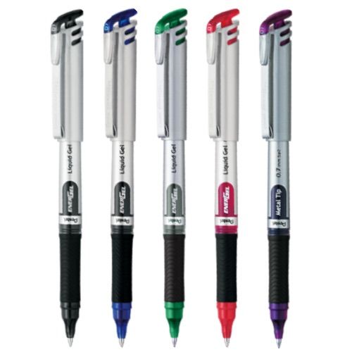 Pentel Energel Pen - 0,7mm Metal Tip Gel Roller Pen BL17