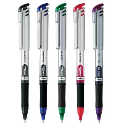 Pentel Energel Pen - 0,7mm Metal Tip Gel Roller Pen BL17