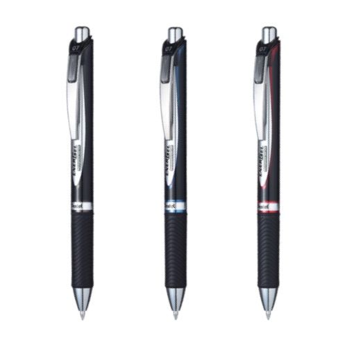 Pentel Energel Retractable Pen - 0,7mm Metal Tip Gel Roller Pen