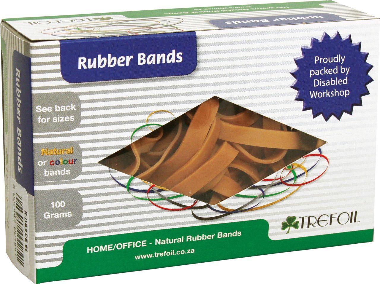 Trefoil Rubber Bands - 100g
