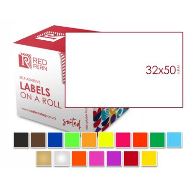 Redfern Colour Code Rolls - 32x50mm (C3250)