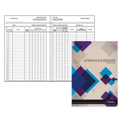 Treeline Attendance Register - Soft Cover