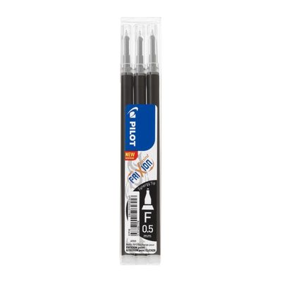 Pilot Frixion Clicker Pen - 0,5mm - Refills (Pack of 3)