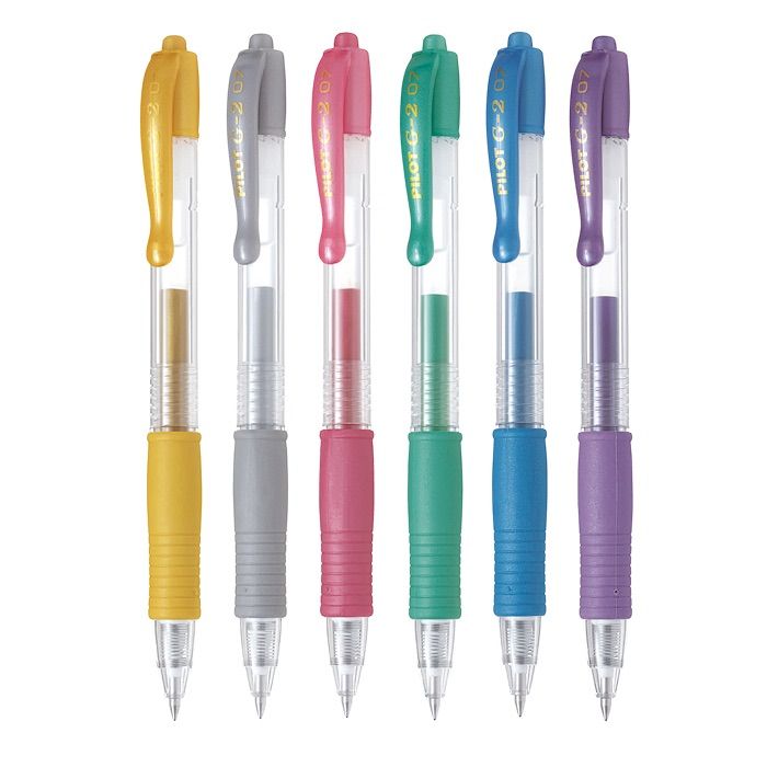 Pilot G2 Gel Pen - 0.7mm - Metallic