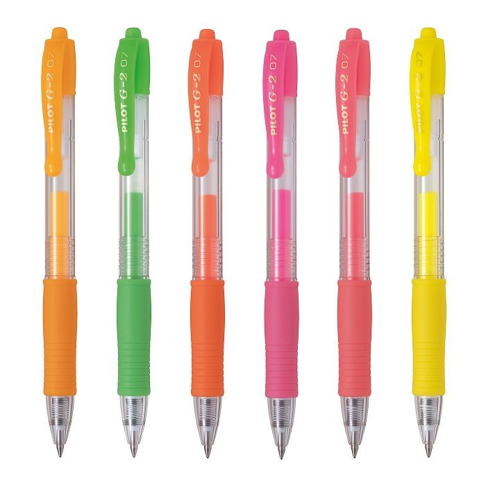 Pilot G2 Gel Pen - 0.7mm - Neon