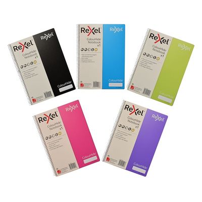 Rexel Colourhide Notebook - A4