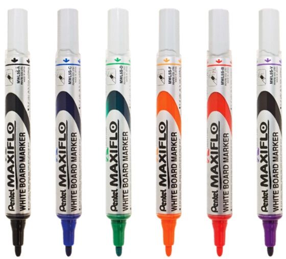 Pentel Maxiflo Whiteboard Marker - Bullet Point