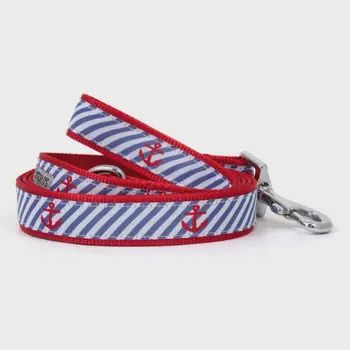 Navy Stripe Anchor Lead