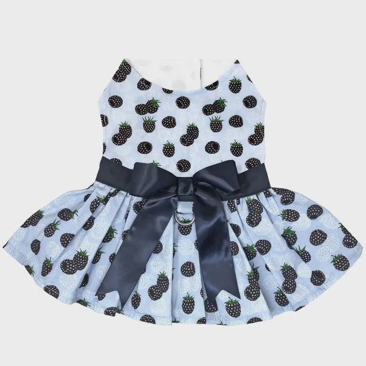Blackberries Dress with Leash