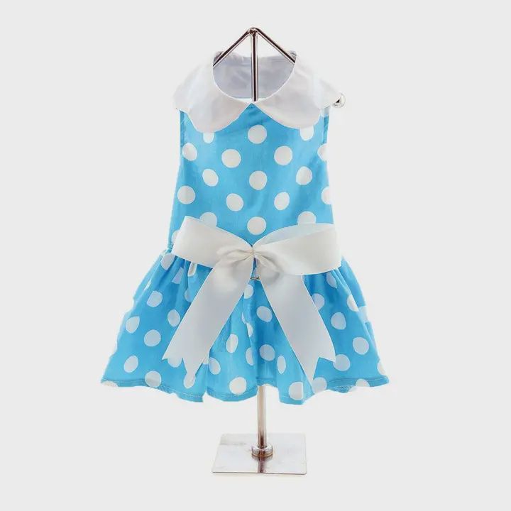 Polka Dot Dress and Leash