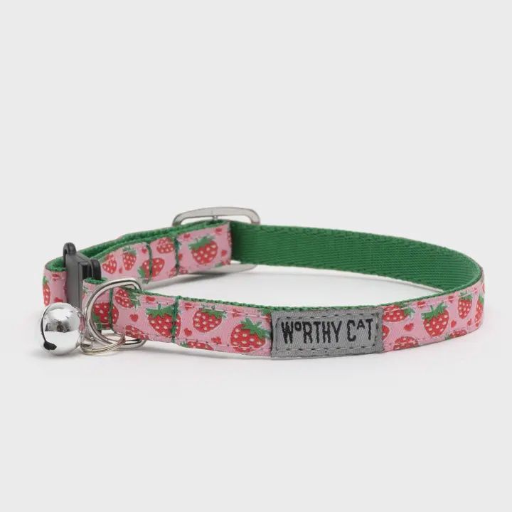Strawberries Cat Collar