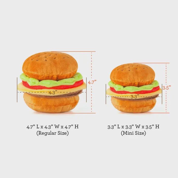 American Classic Burger Toy, Size: Mini
