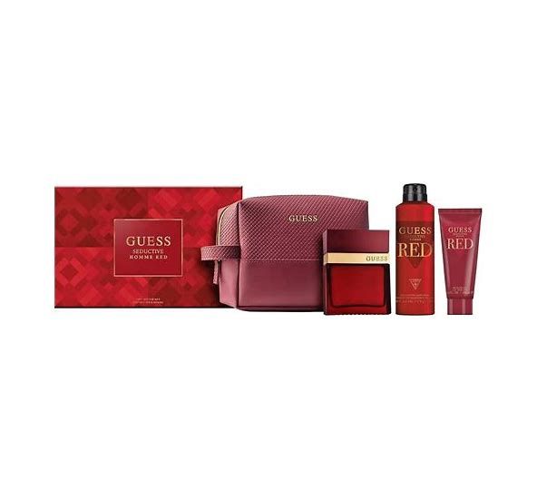 GUESS SEDUCTIVE HOMME RED SET