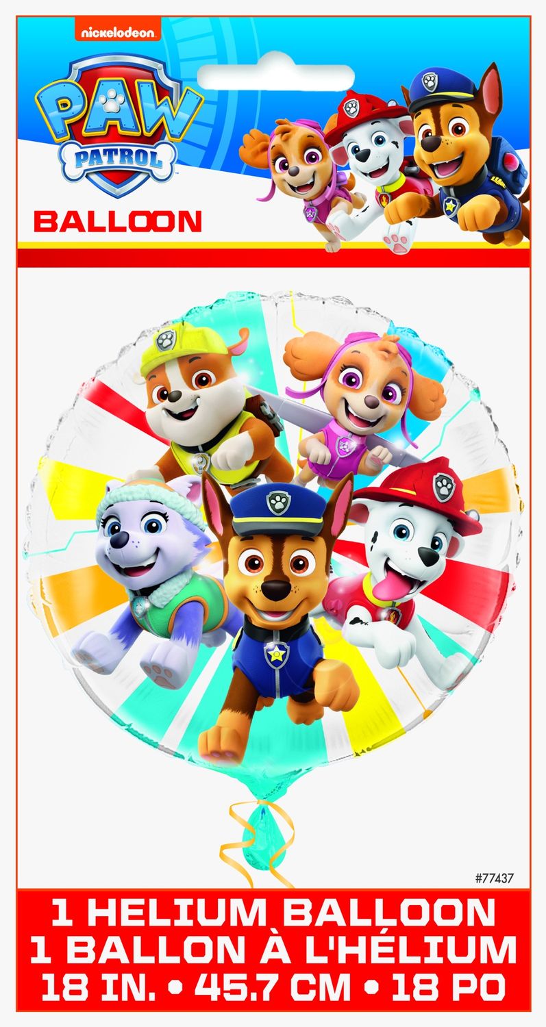 PAW PATROL BOY  18&quot; Foil Balloon Packaged